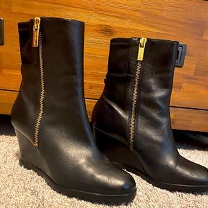 Michael Kors Aileen Wedge Boots 6.5